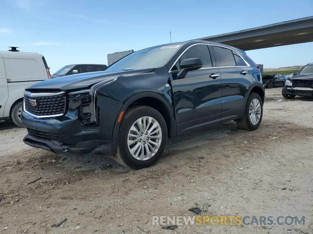 1 Photograph of a damaged car 1GYAZAR48RF136712 CADILLAC XT4 2024