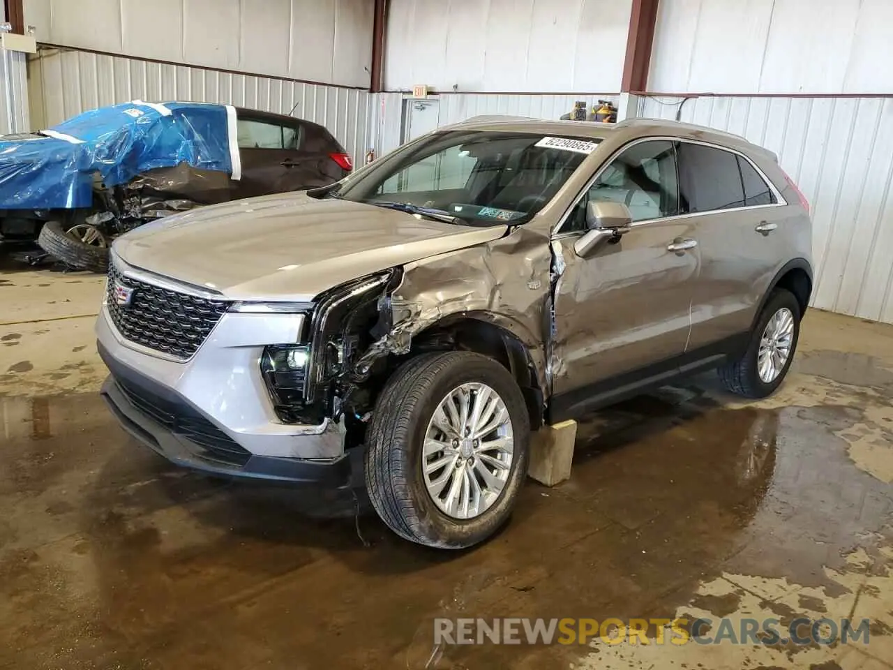 1 Photograph of a damaged car 1GYFZBR48RF242850 CADILLAC XT4 2024