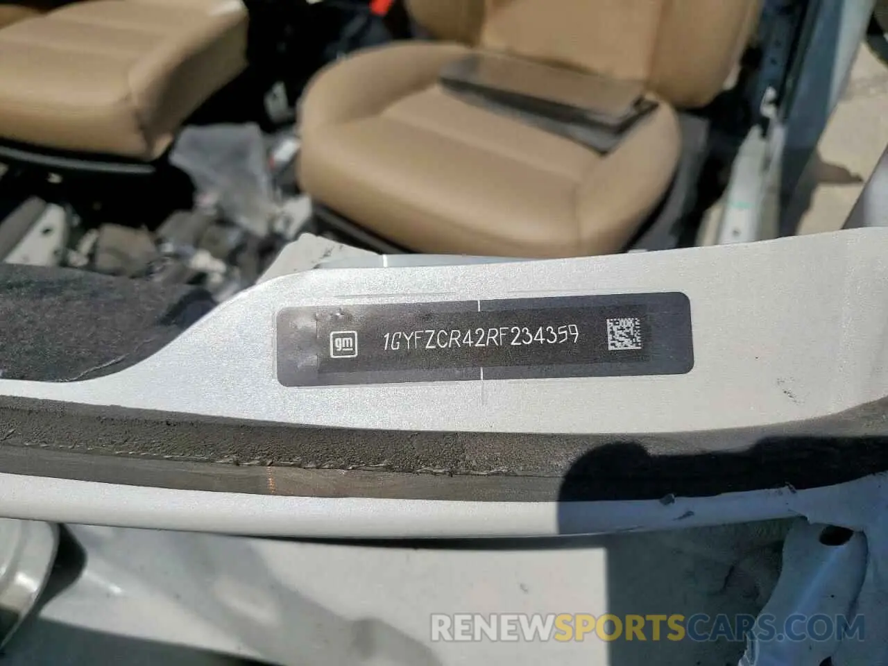 14 Photograph of a damaged car 1GYFZCR42RF234359 CADILLAC XT4 2024