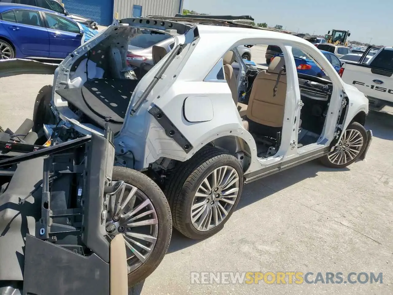 3 Photograph of a damaged car 1GYFZCR42RF234359 CADILLAC XT4 2024