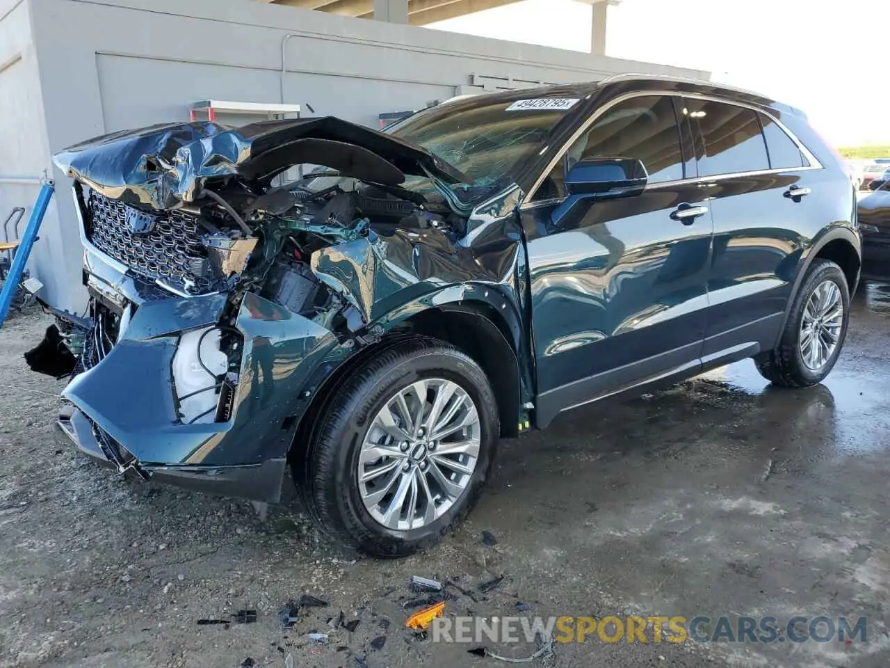 1 Photograph of a damaged car 1GYFZCR43RF241465 CADILLAC XT4 2024