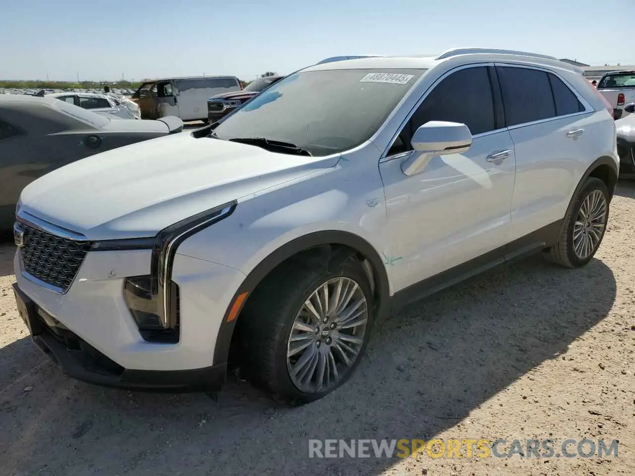 1 Photograph of a damaged car 1GYFZCR44RF239840 CADILLAC XT4 2024