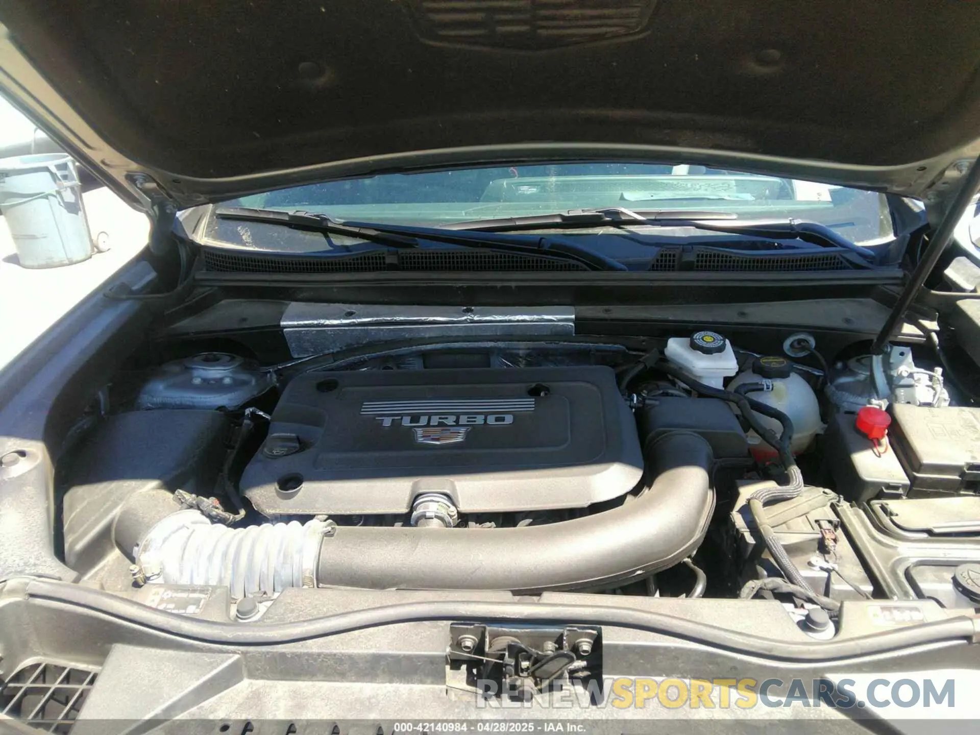 10 Photograph of a damaged car 1GYFZCR46RF221436 CADILLAC XT4 2024