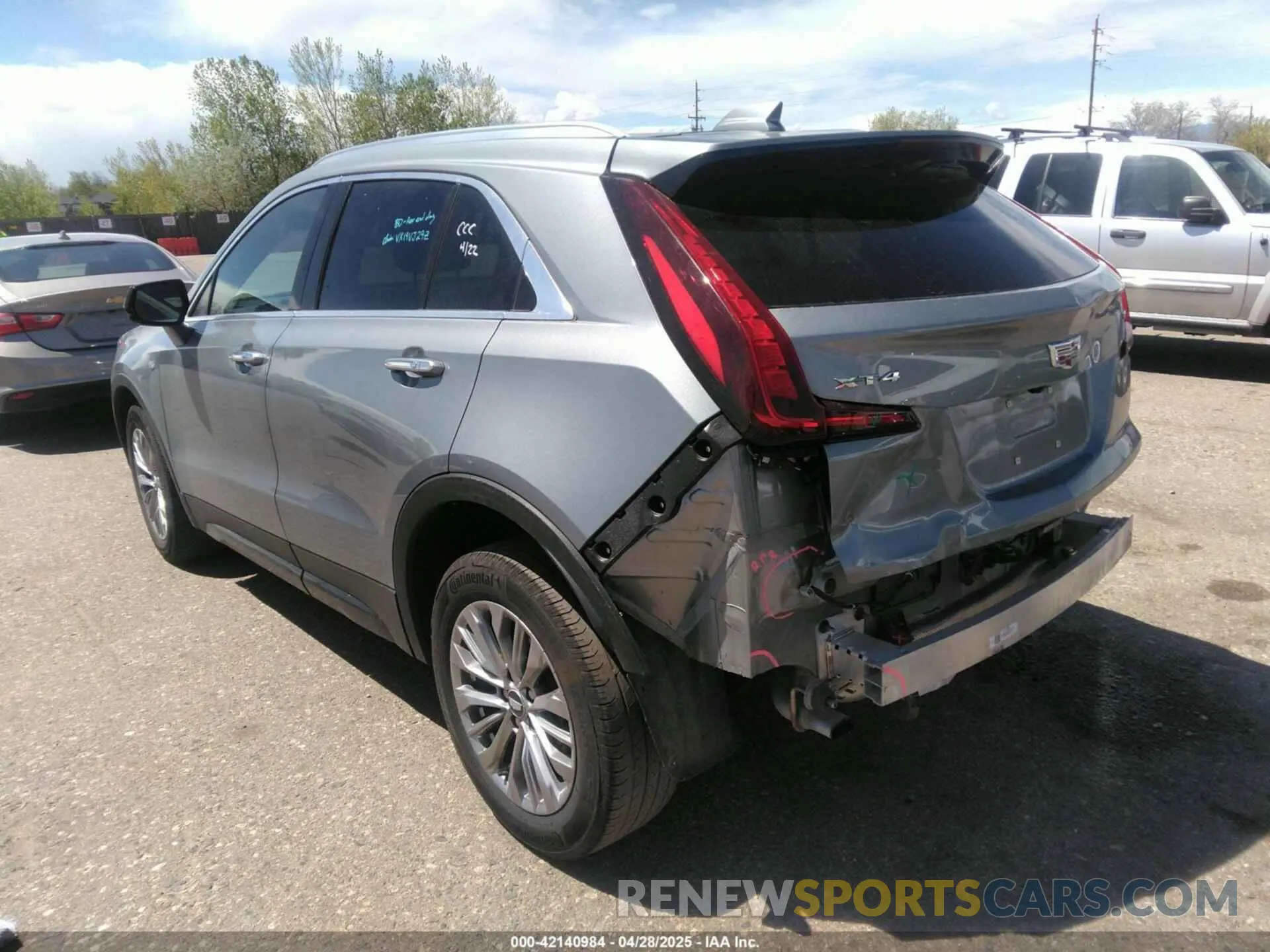 3 Photograph of a damaged car 1GYFZCR46RF221436 CADILLAC XT4 2024