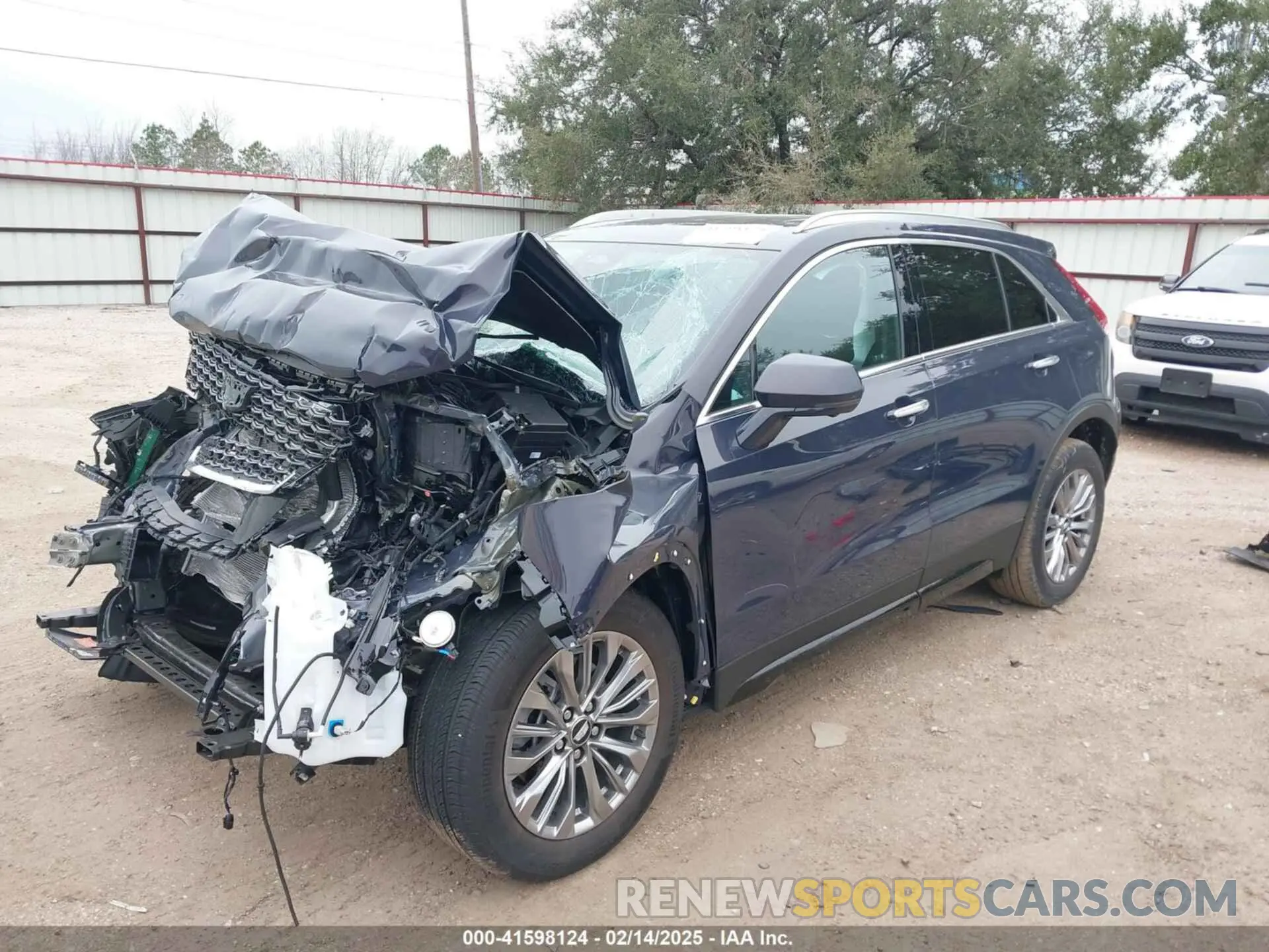 2 Photograph of a damaged car 1GYFZCR40SF148814 CADILLAC XT4 2025
