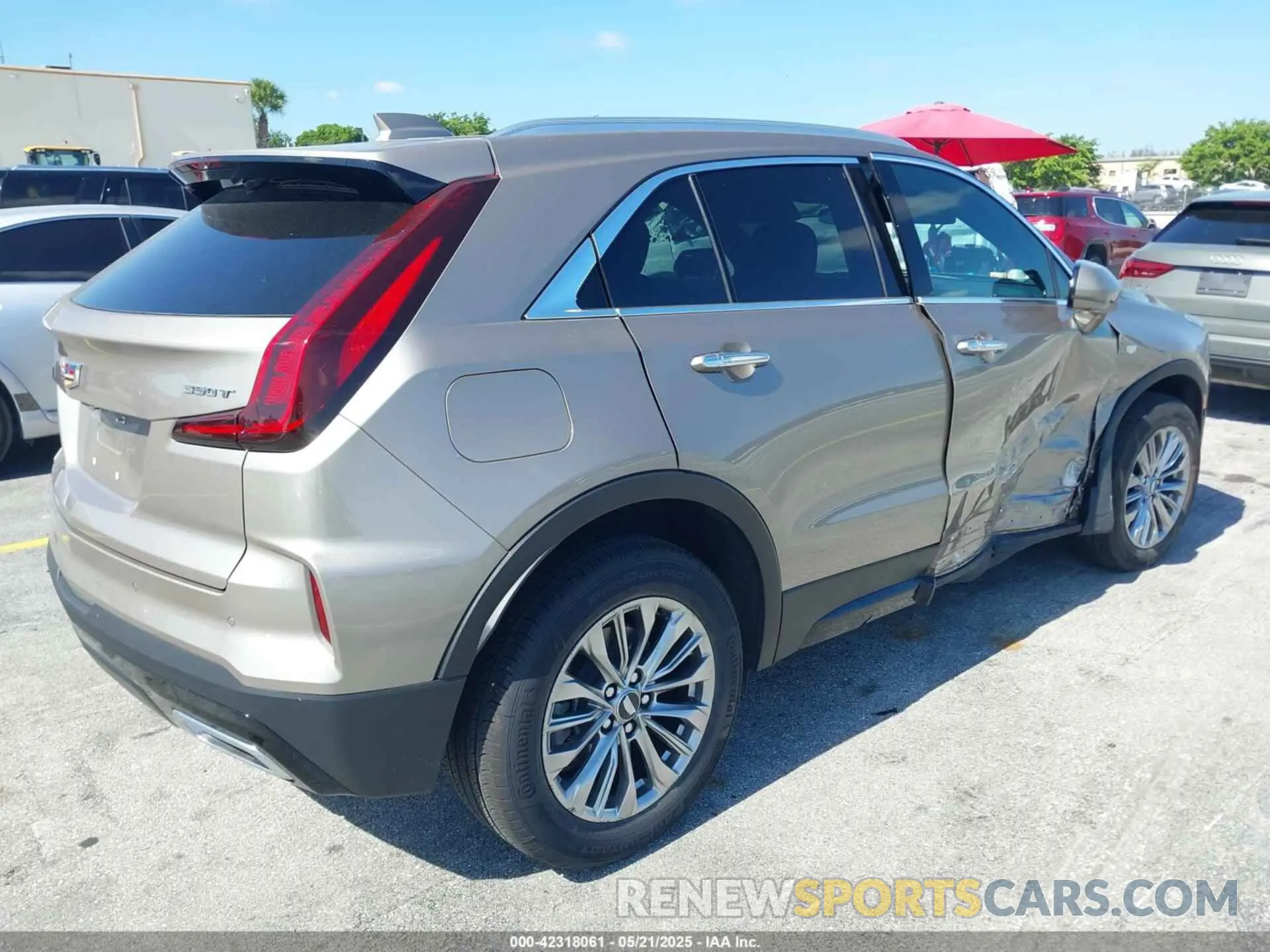 4 Photograph of a damaged car 1GYFZCR41SF152998 CADILLAC XT4 2025