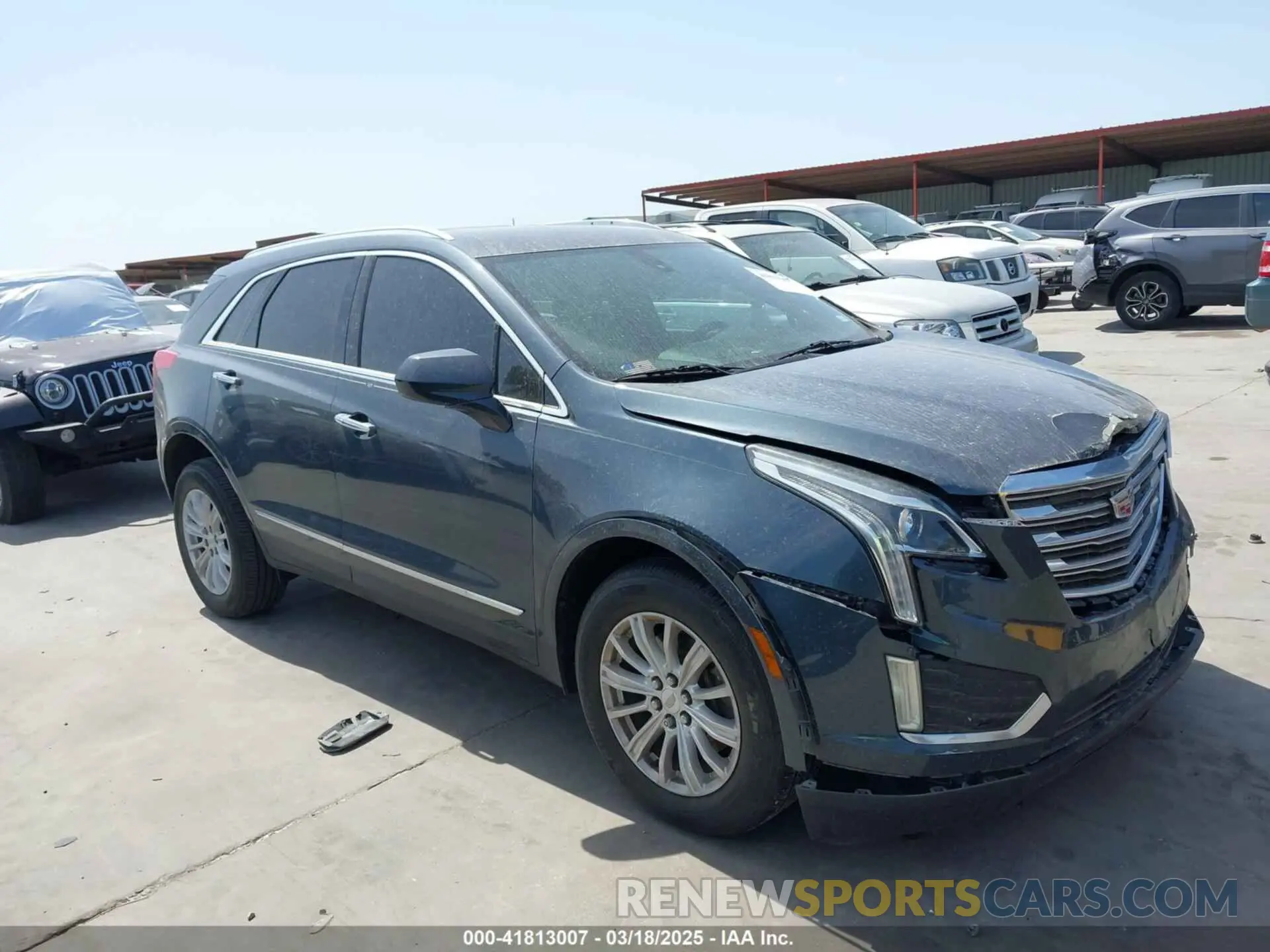 1 Photograph of a damaged car 1GYKNARS5KZ147296 CADILLAC XT5 2019
