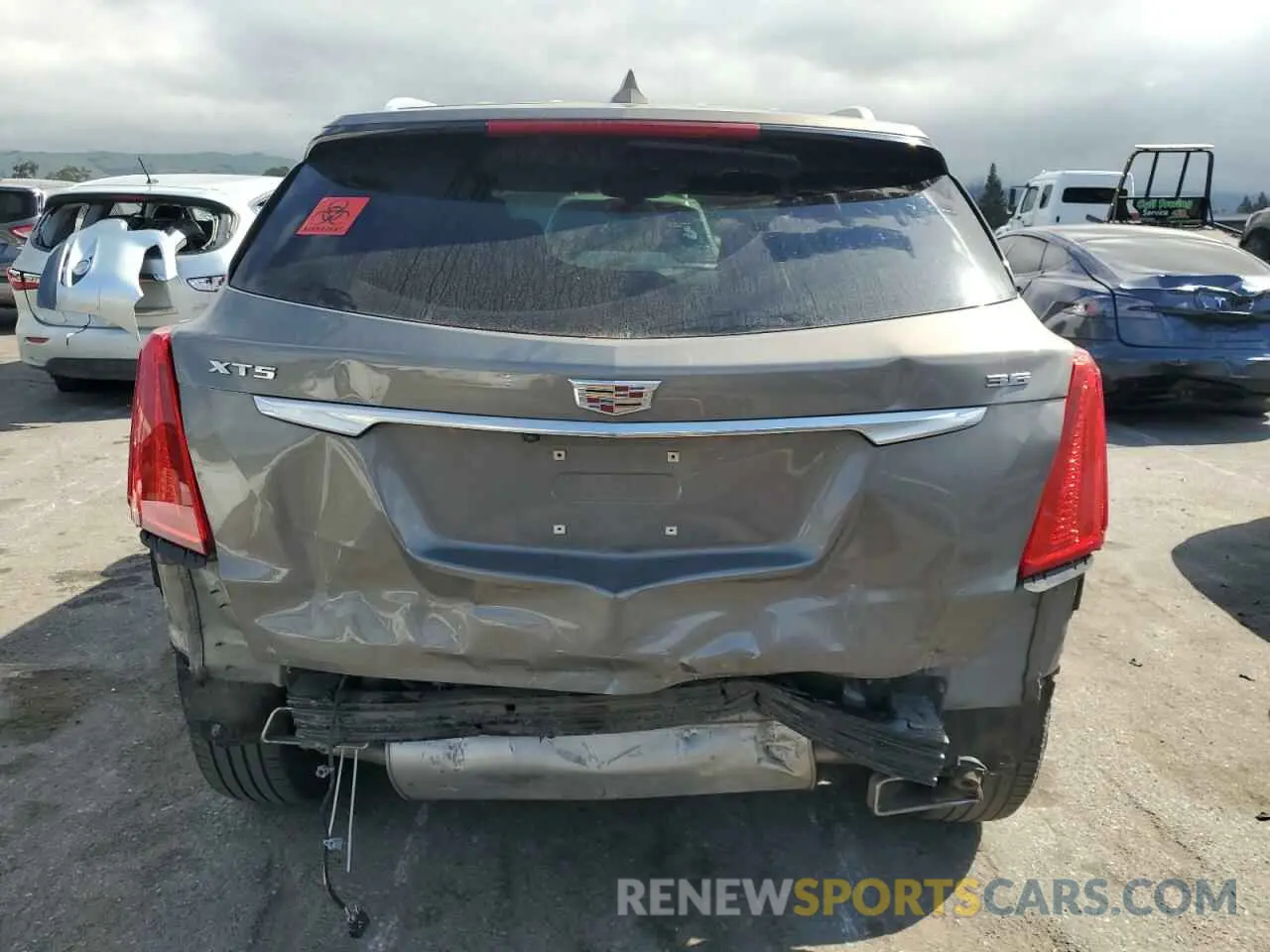6 Фотография поврежденного автомобиля 1GYKNARS8KZ236067 CADILLAC XT5 2019