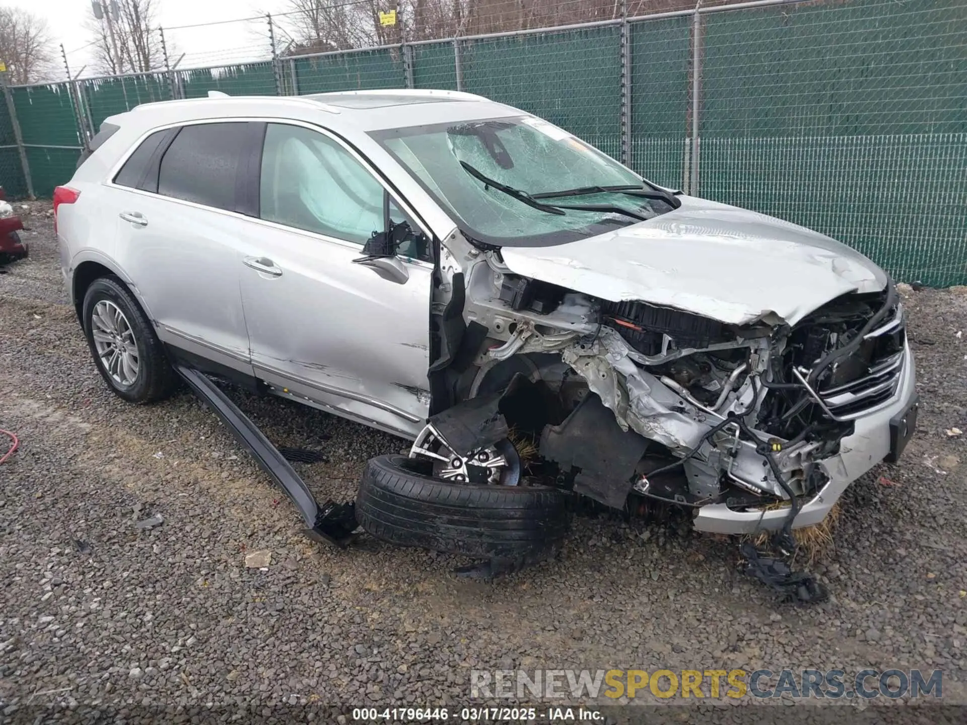 1 Photograph of a damaged car 1GYKNCRS1KZ288491 CADILLAC XT5 2019