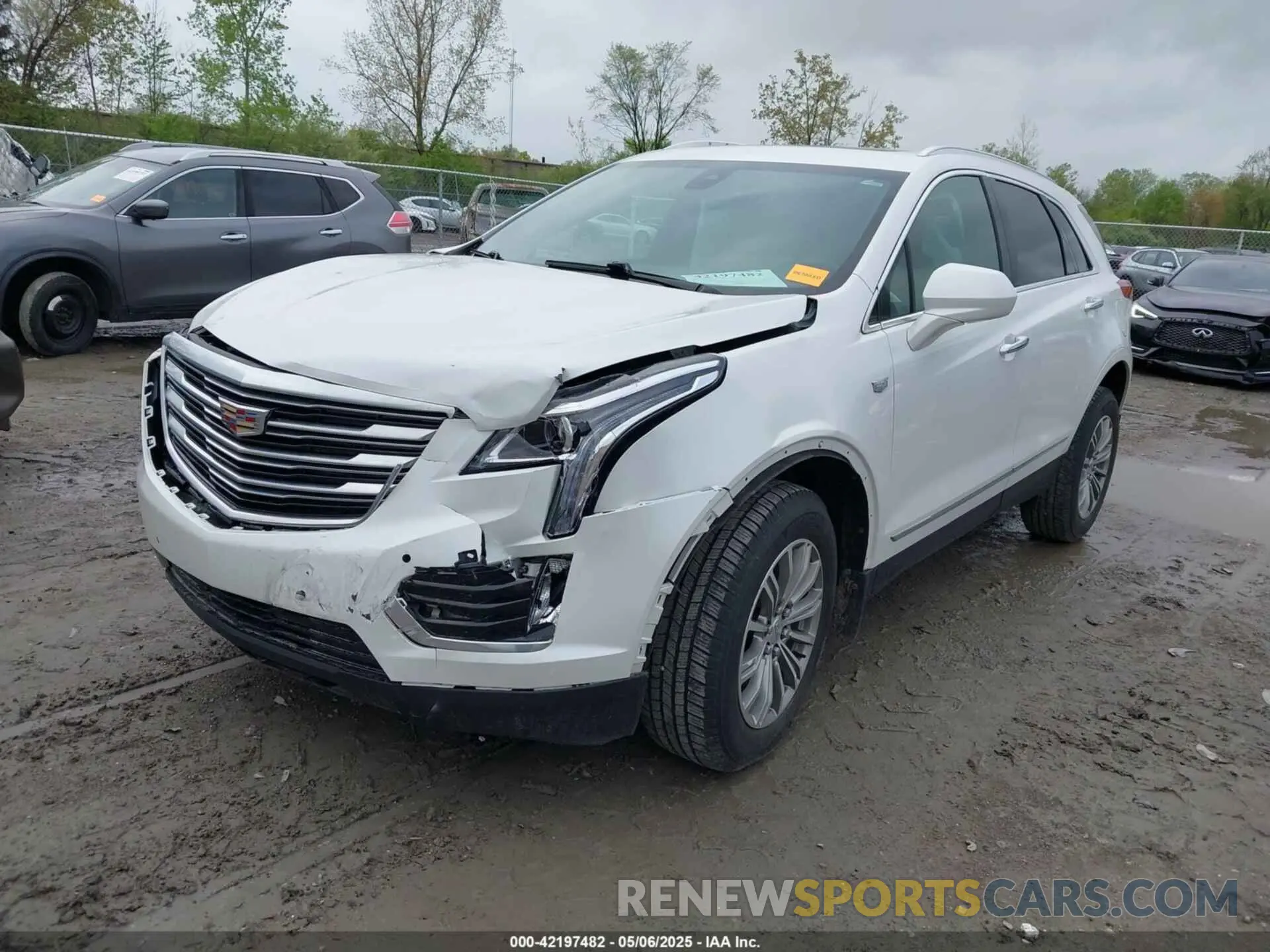 2 Photograph of a damaged car 1GYKNDRS0KZ233178 CADILLAC XT5 2019