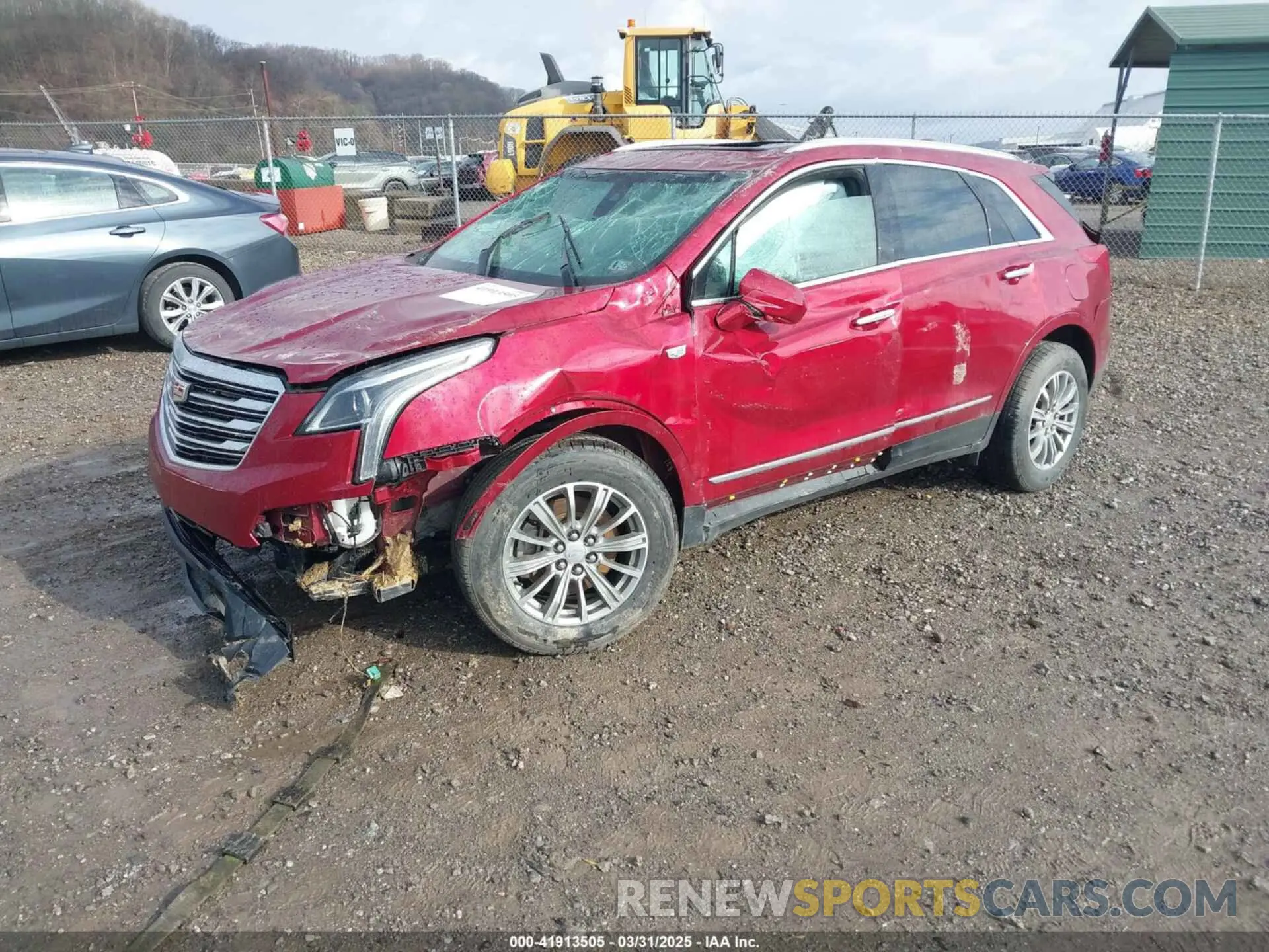 2 Photograph of a damaged car 1GYKNDRS4KZ156024 CADILLAC XT5 2019