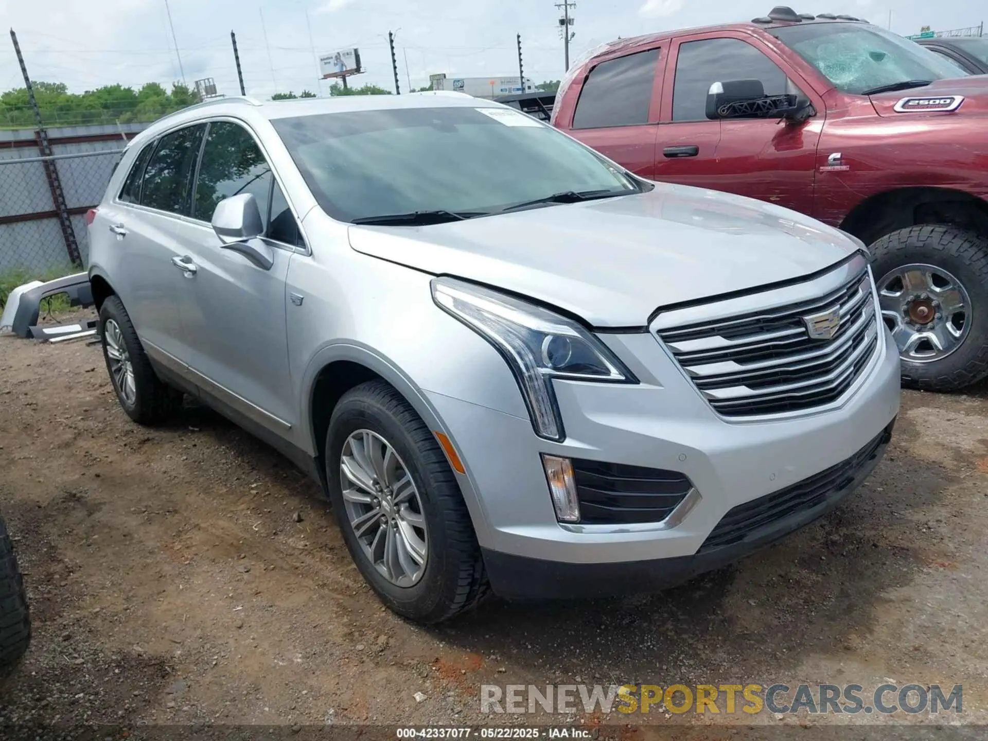 1 Photograph of a damaged car 1GYKNDRS7KZ239737 CADILLAC XT5 2019