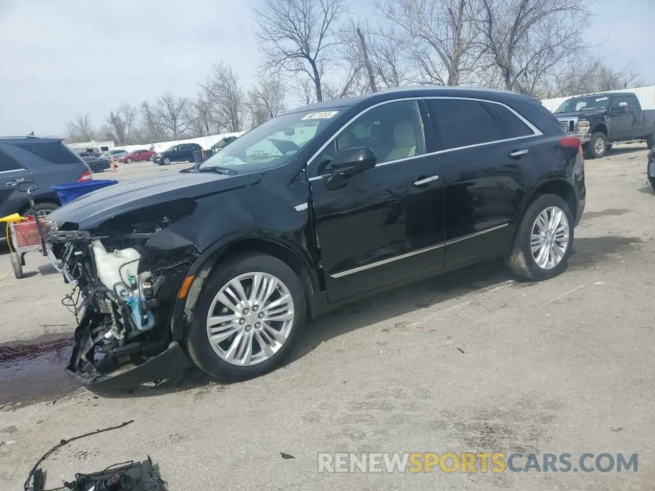 1 Photograph of a damaged car 1GYKNFRS5KZ113260 CADILLAC XT5 2019