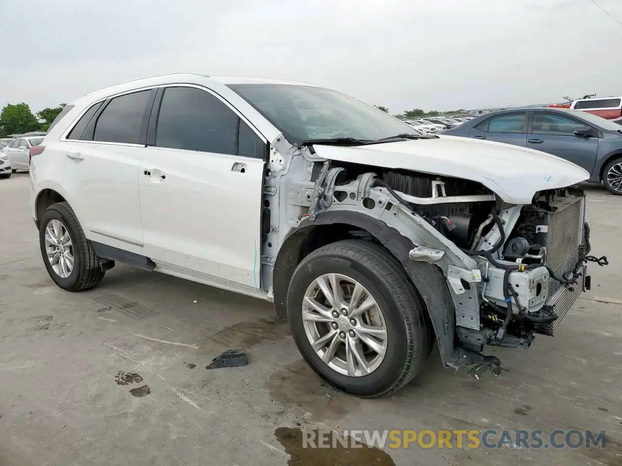 4 Фотография поврежденного автомобиля 1GYKNAR40LZ236650 CADILLAC XT5 2020