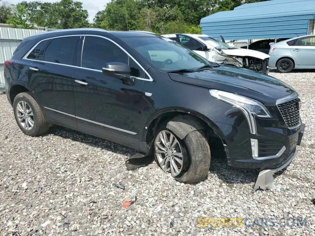 4 Фотография поврежденного автомобиля 1GYKNCRSXLZ124030 CADILLAC XT5 2020
