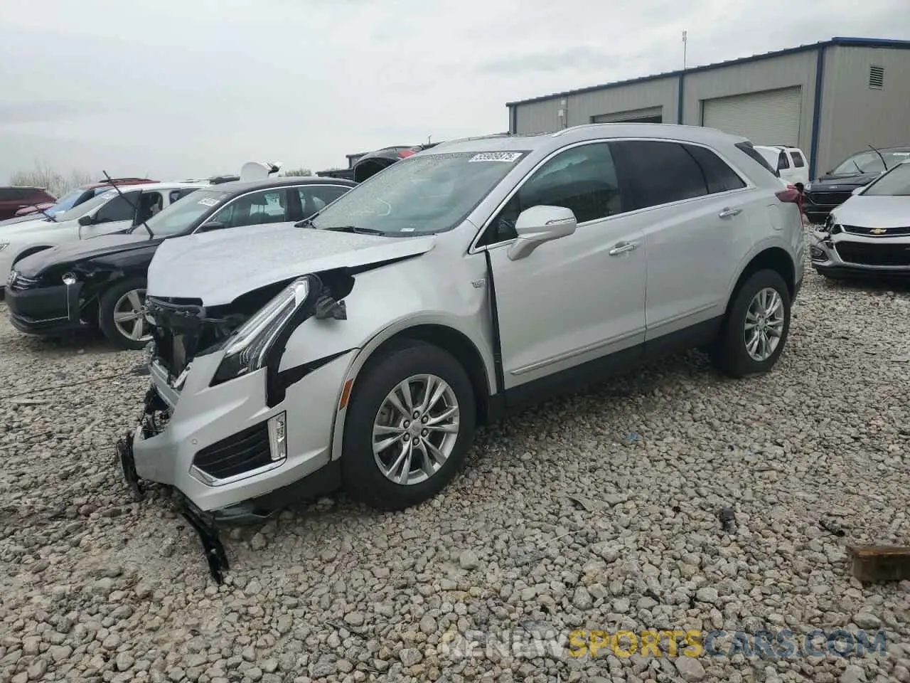 1 Photograph of a damaged car 1GYKNDRS4LZ143663 CADILLAC XT5 2020