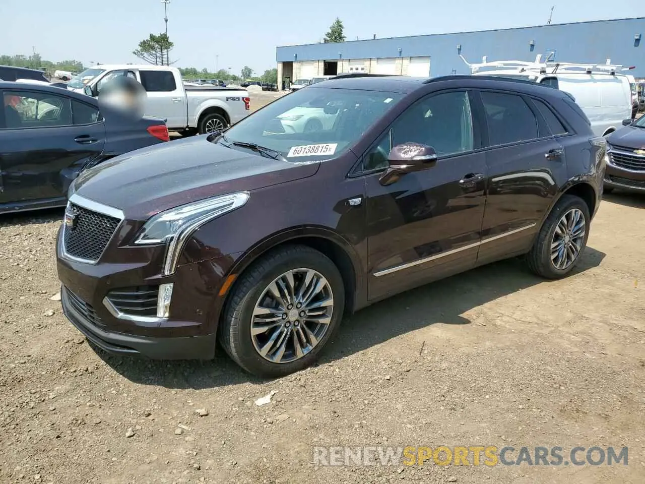 1 Photograph of a damaged car 1GYKNGRS7LZ231723 CADILLAC XT5 2020