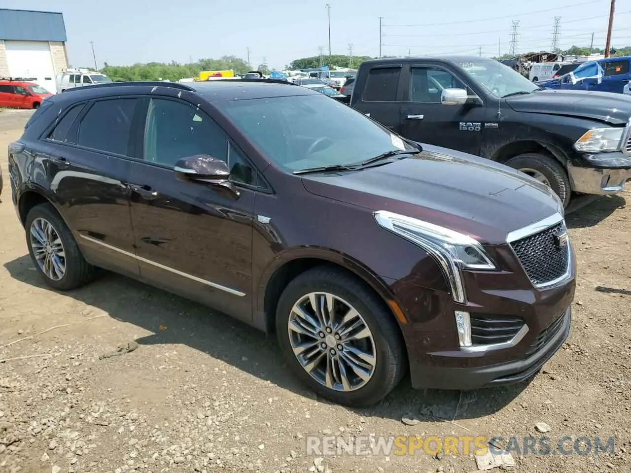 4 Photograph of a damaged car 1GYKNGRS7LZ231723 CADILLAC XT5 2020