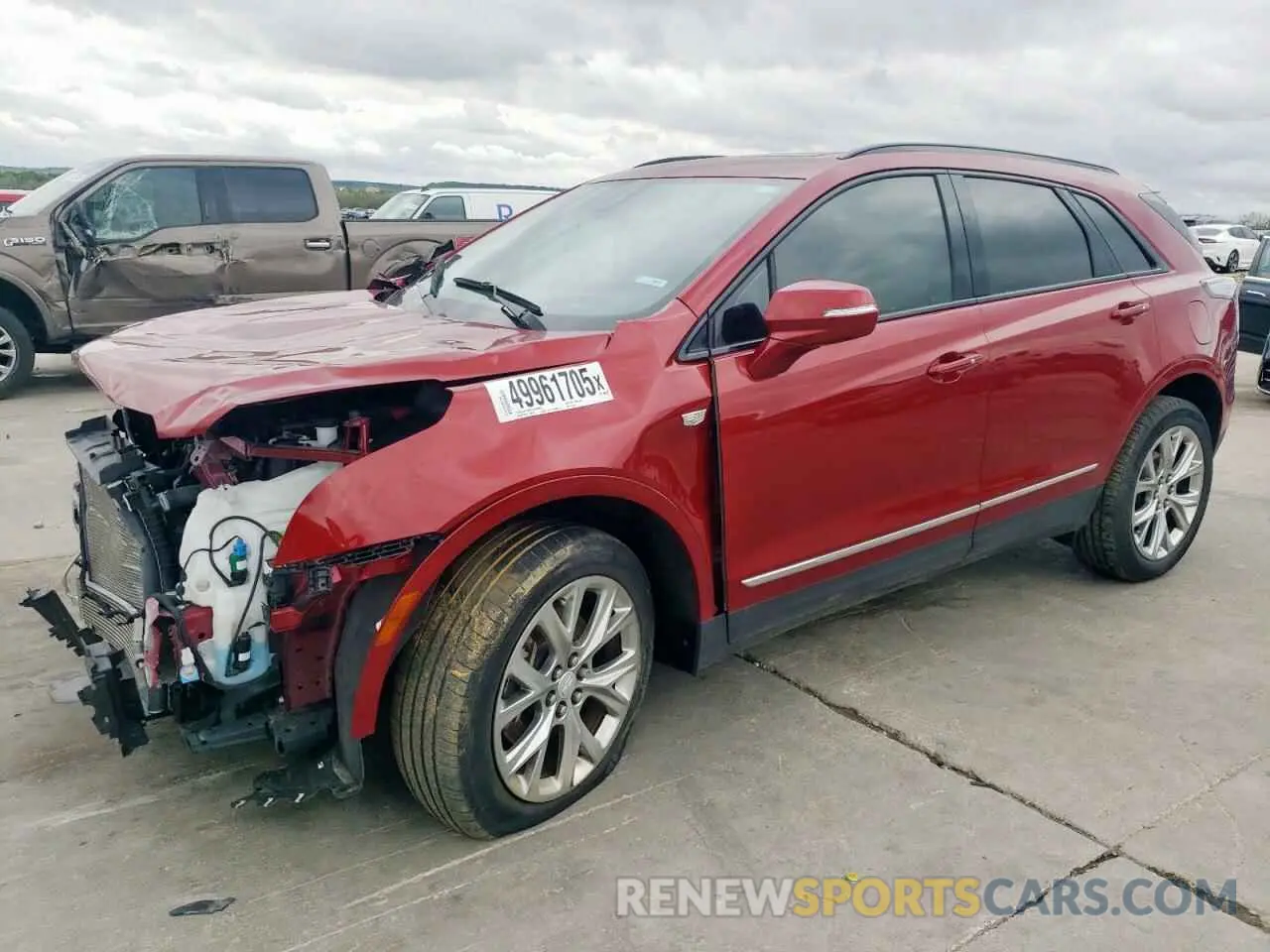 1 Фотография поврежденного автомобиля 1GYKNGRSXLZ224734 CADILLAC XT5 2020
