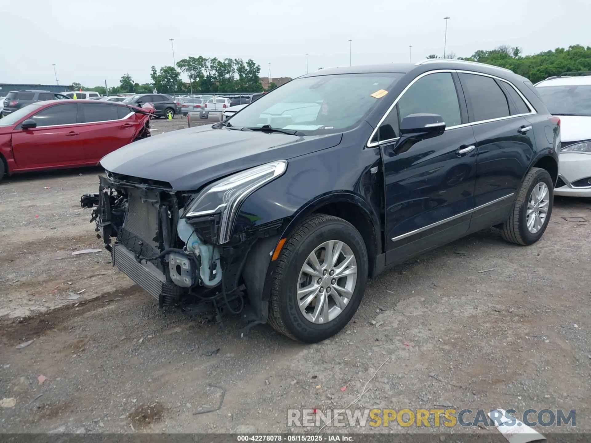 2 Фотография поврежденного автомобиля 1GYKNAR42MZ131870 CADILLAC XT5 2021