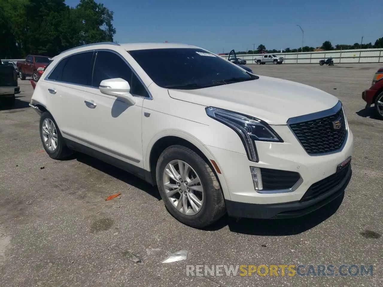 4 Фотография поврежденного автомобиля 1GYKNAR45MZ112407 CADILLAC XT5 2021