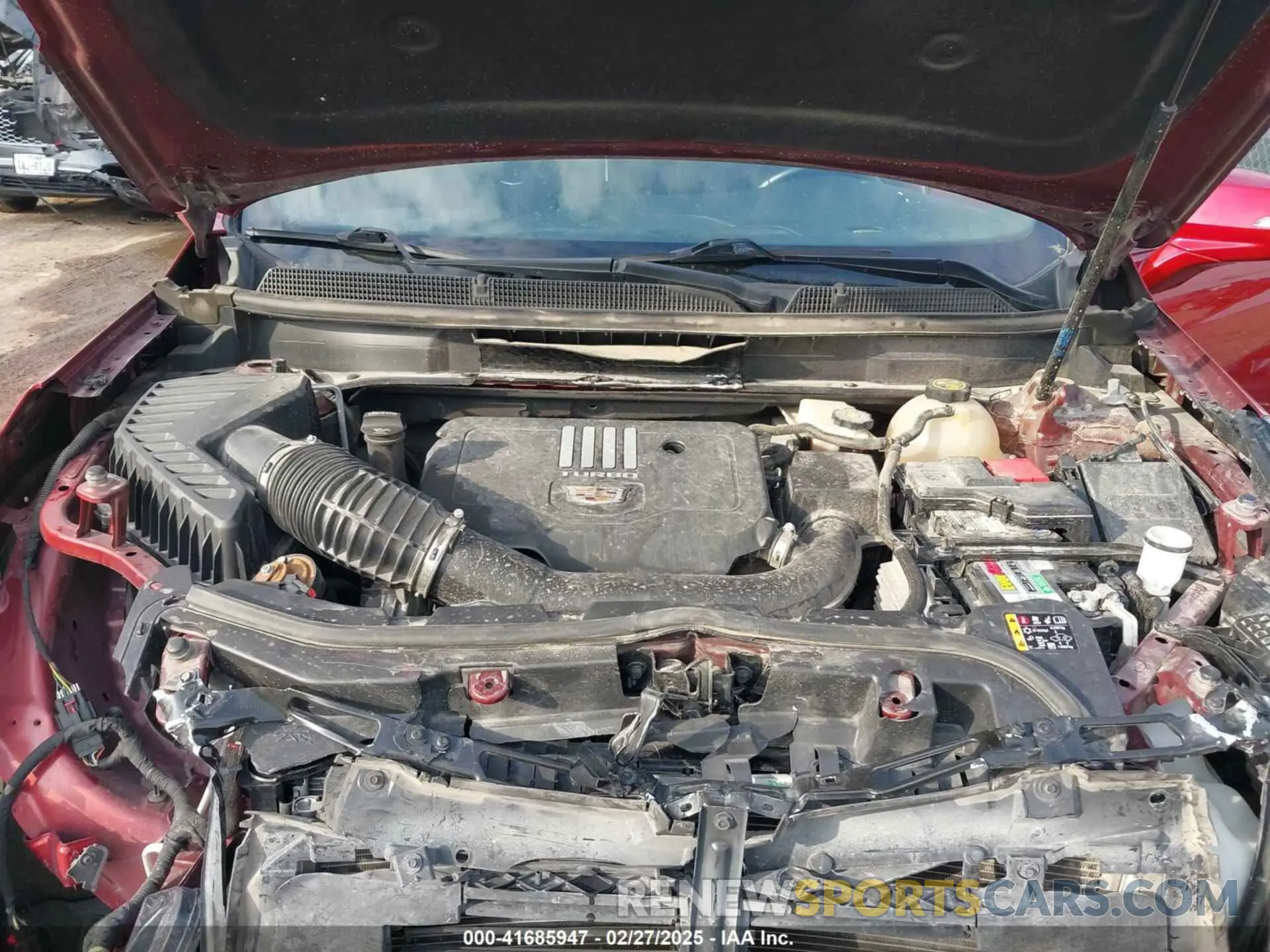 10 Photograph of a damaged car 1GYKNAR45MZ125383 CADILLAC XT5 2021