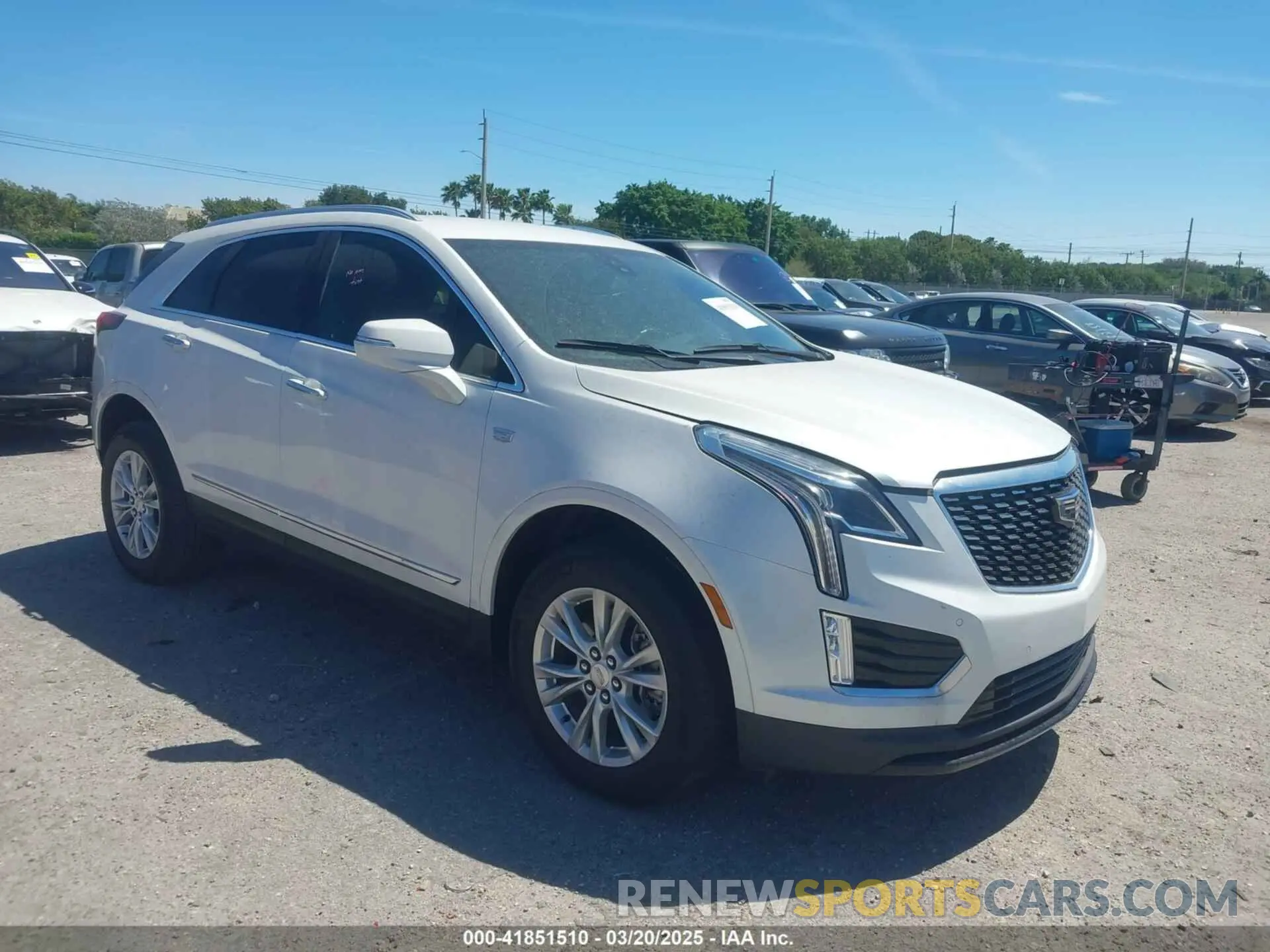 1 Photograph of a damaged car 1GYKNAR48MZ149757 CADILLAC XT5 2021