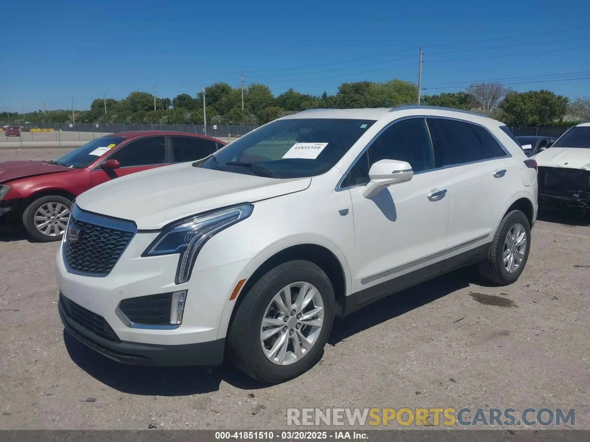 2 Photograph of a damaged car 1GYKNAR48MZ149757 CADILLAC XT5 2021