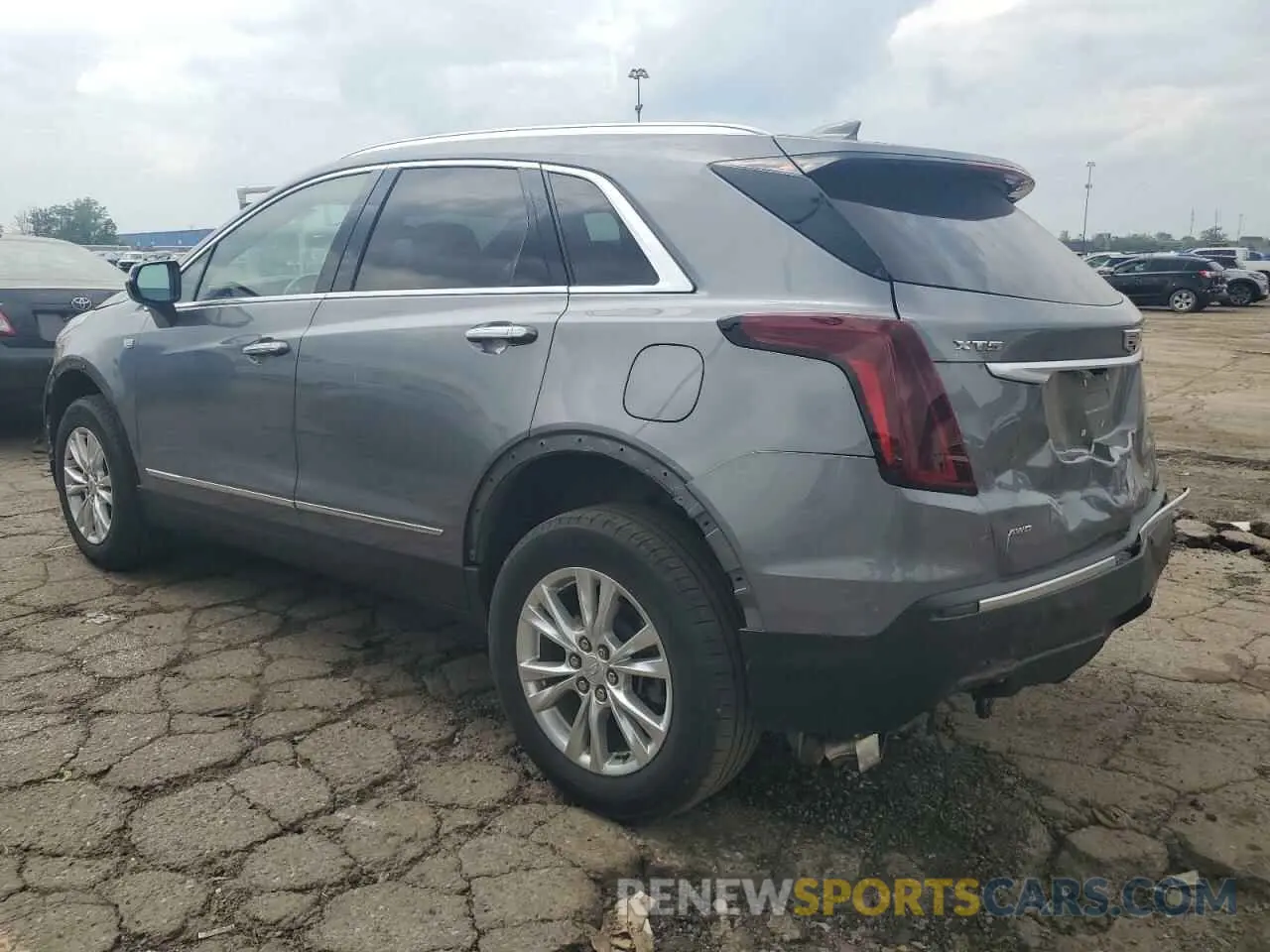 2 Фотография поврежденного автомобиля 1GYKNBR49MZ221393 CADILLAC XT5 2021