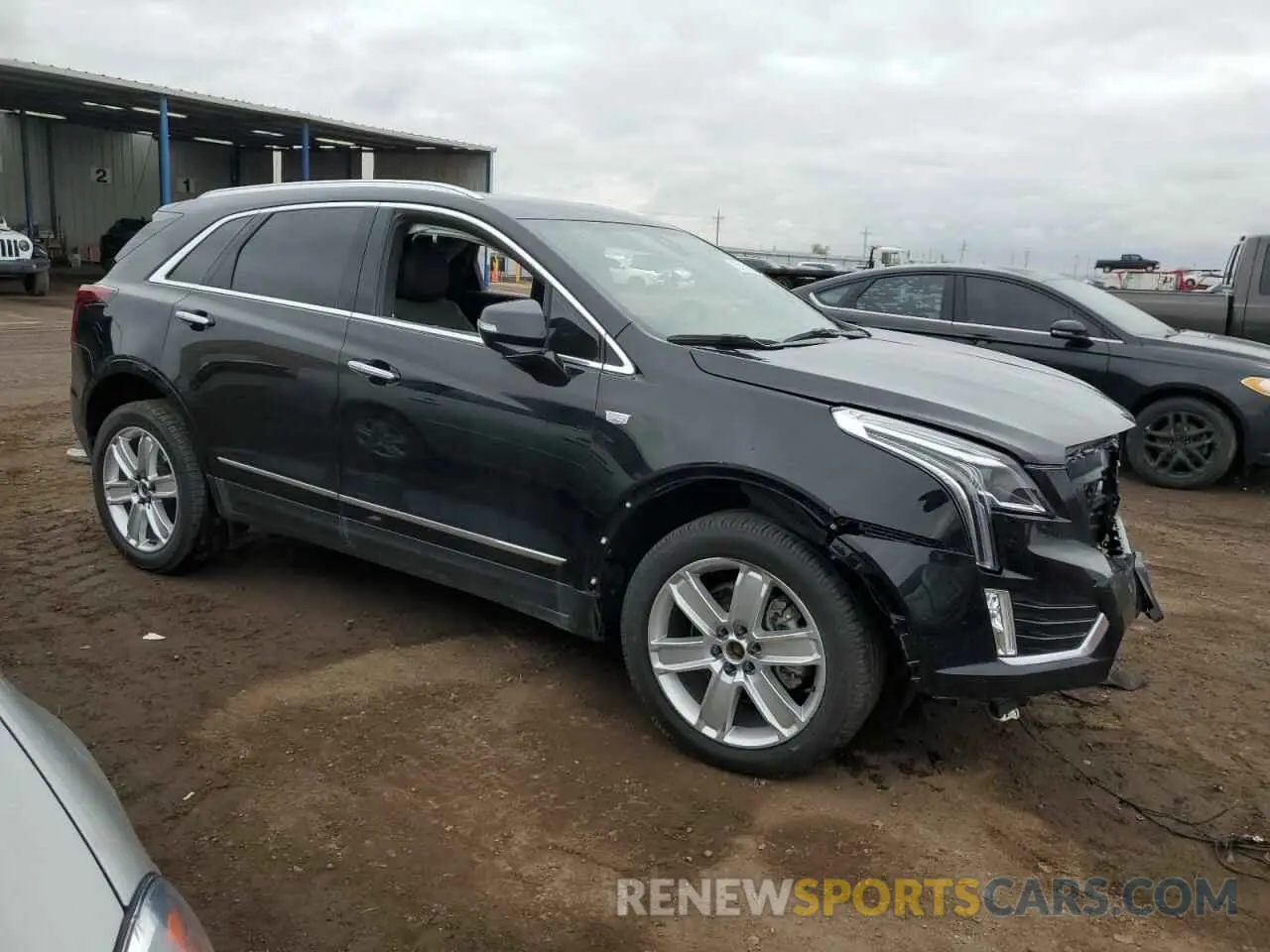 4 Фотография поврежденного автомобиля 1GYKNBR4XMZ112957 CADILLAC XT5 2021