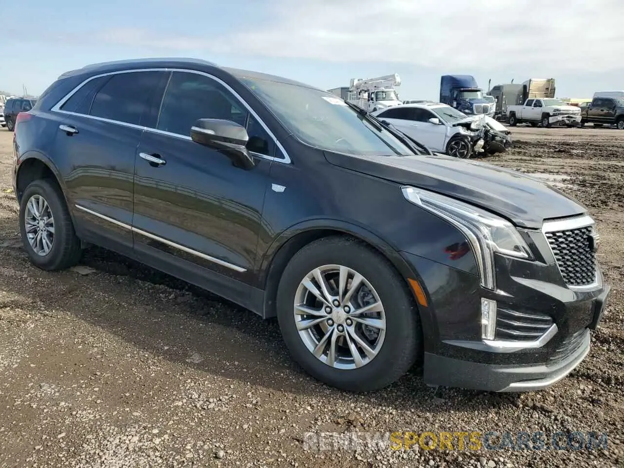4 Фотография поврежденного автомобиля 1GYKNCRS1MZ107036 CADILLAC XT5 2021