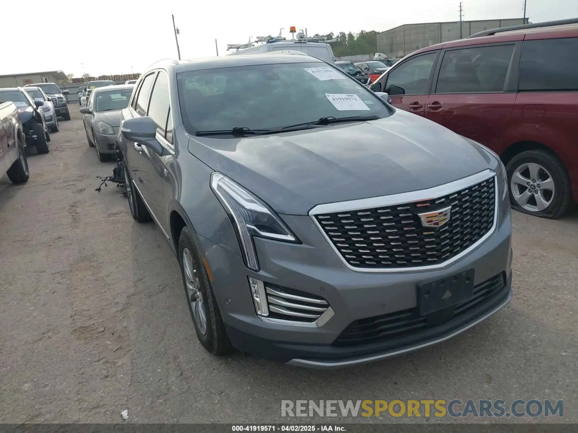 1 Photograph of a damaged car 1GYKNCRS5MZ128908 CADILLAC XT5 2021