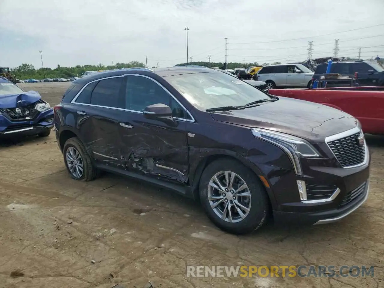 4 Photograph of a damaged car 1GYKNCRS9MZ217560 CADILLAC XT5 2021
