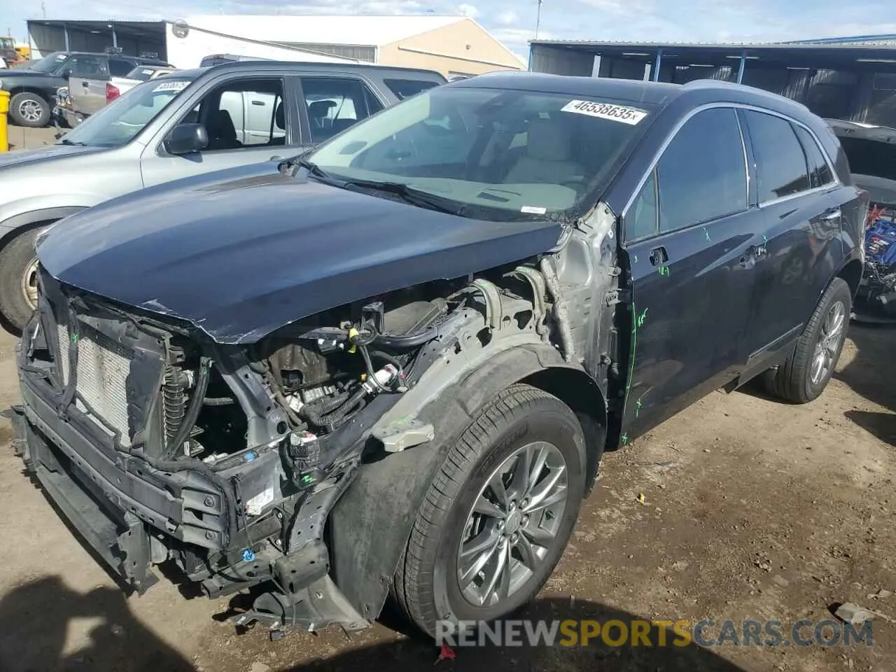 1 Фотография поврежденного автомобиля 1GYKNCRSXMZ178445 CADILLAC XT5 2021