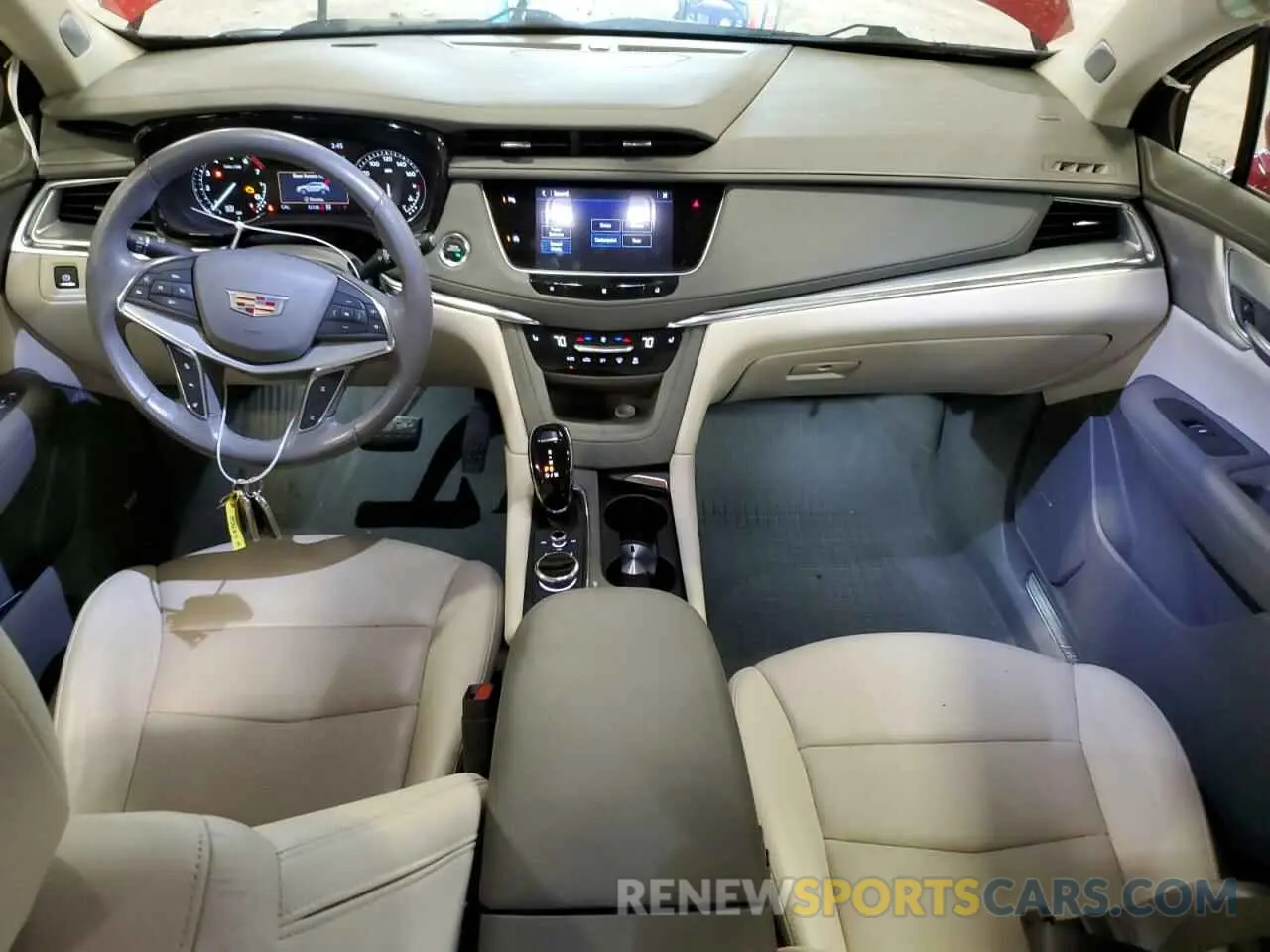 8 Фотография поврежденного автомобиля 1GYKNDR46MZ121487 CADILLAC XT5 2021