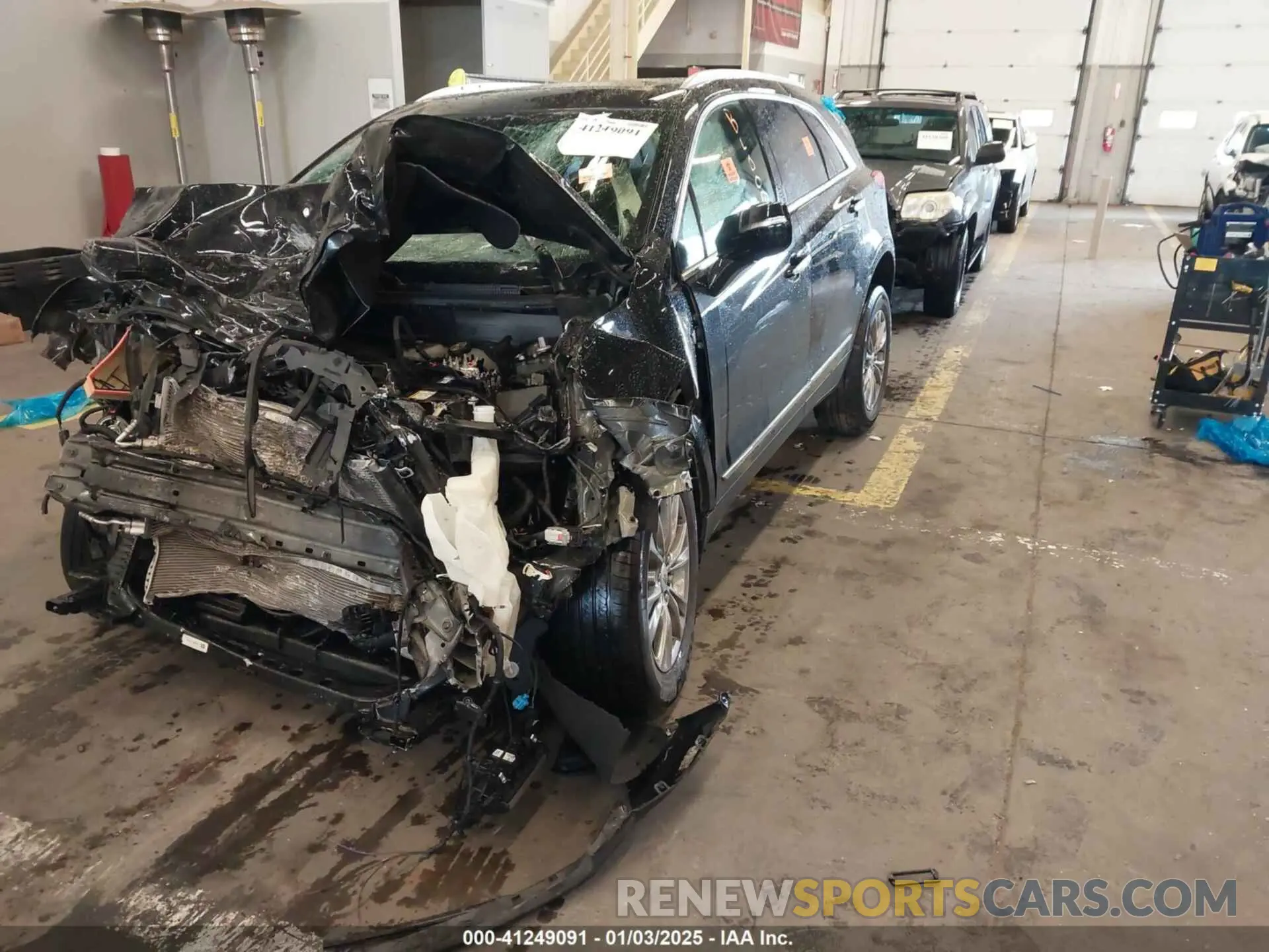 2 Photograph of a damaged car 1GYKNDR48MZ193453 CADILLAC XT5 2021