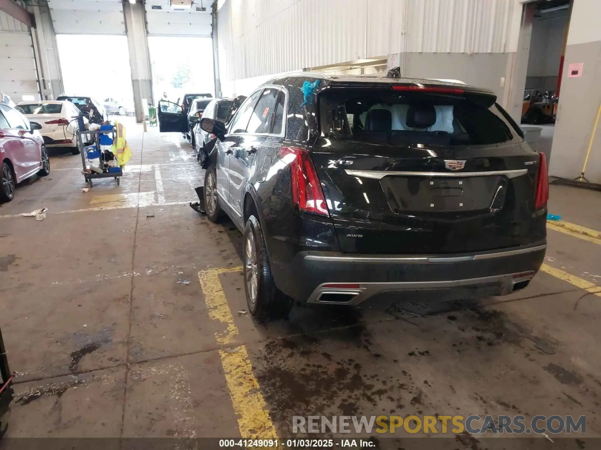 3 Photograph of a damaged car 1GYKNDR48MZ193453 CADILLAC XT5 2021