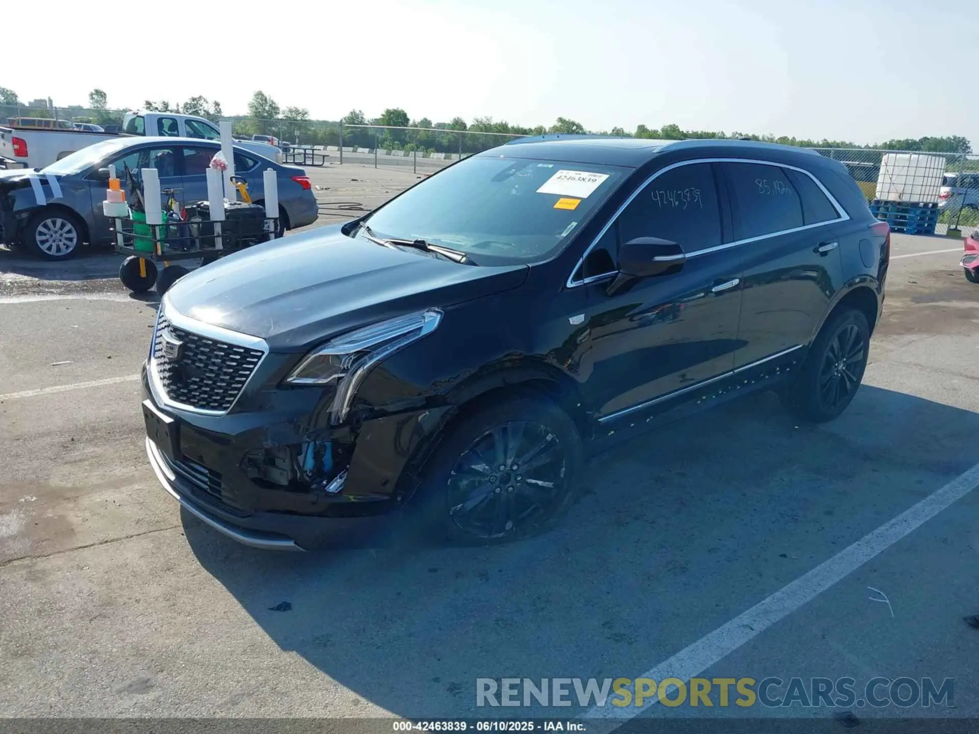 2 Photograph of a damaged car 1GYKNDRS3MZ104502 CADILLAC XT5 2021