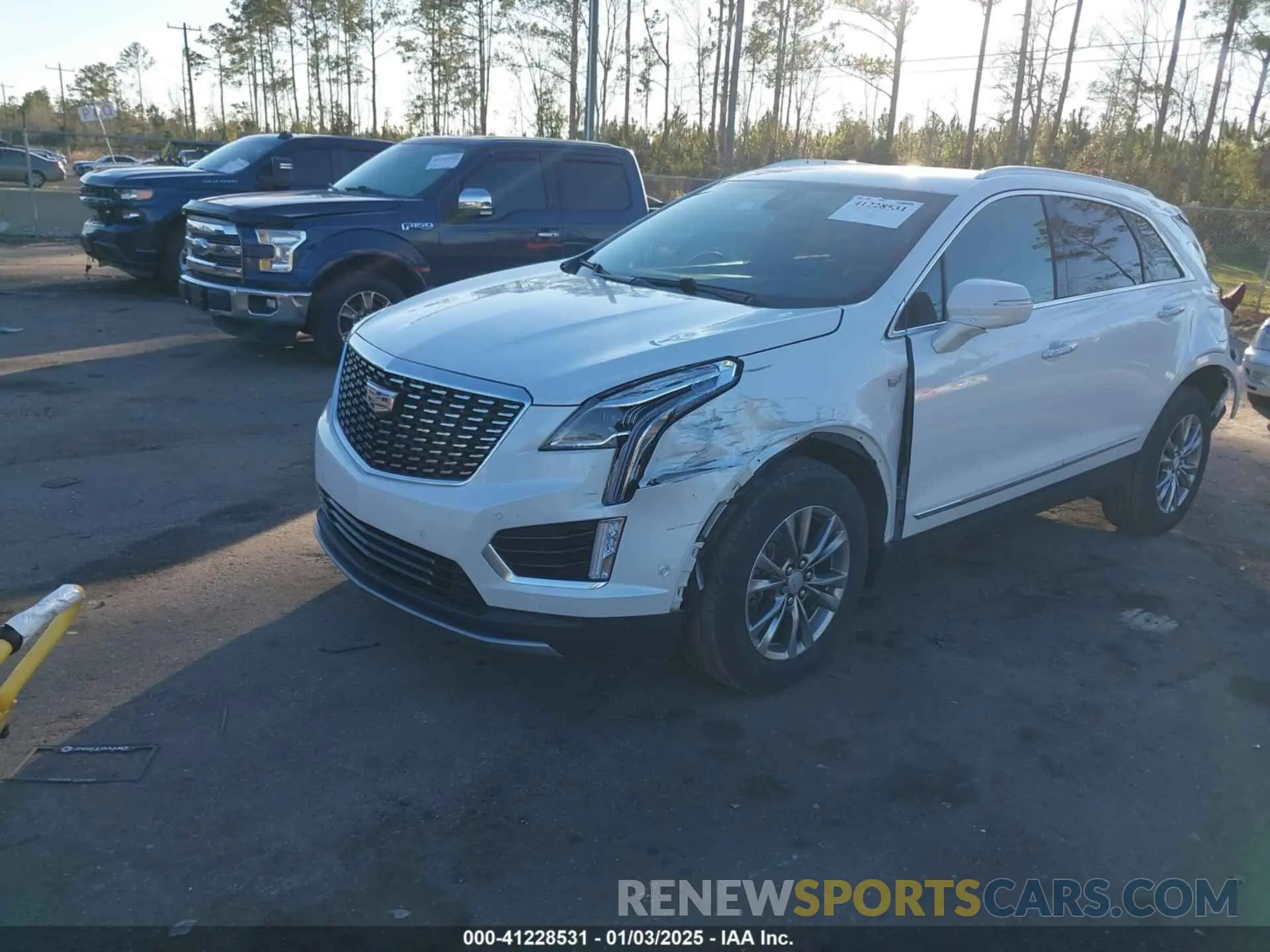 2 Photograph of a damaged car 1GYKNDRS3MZ115273 CADILLAC XT5 2021