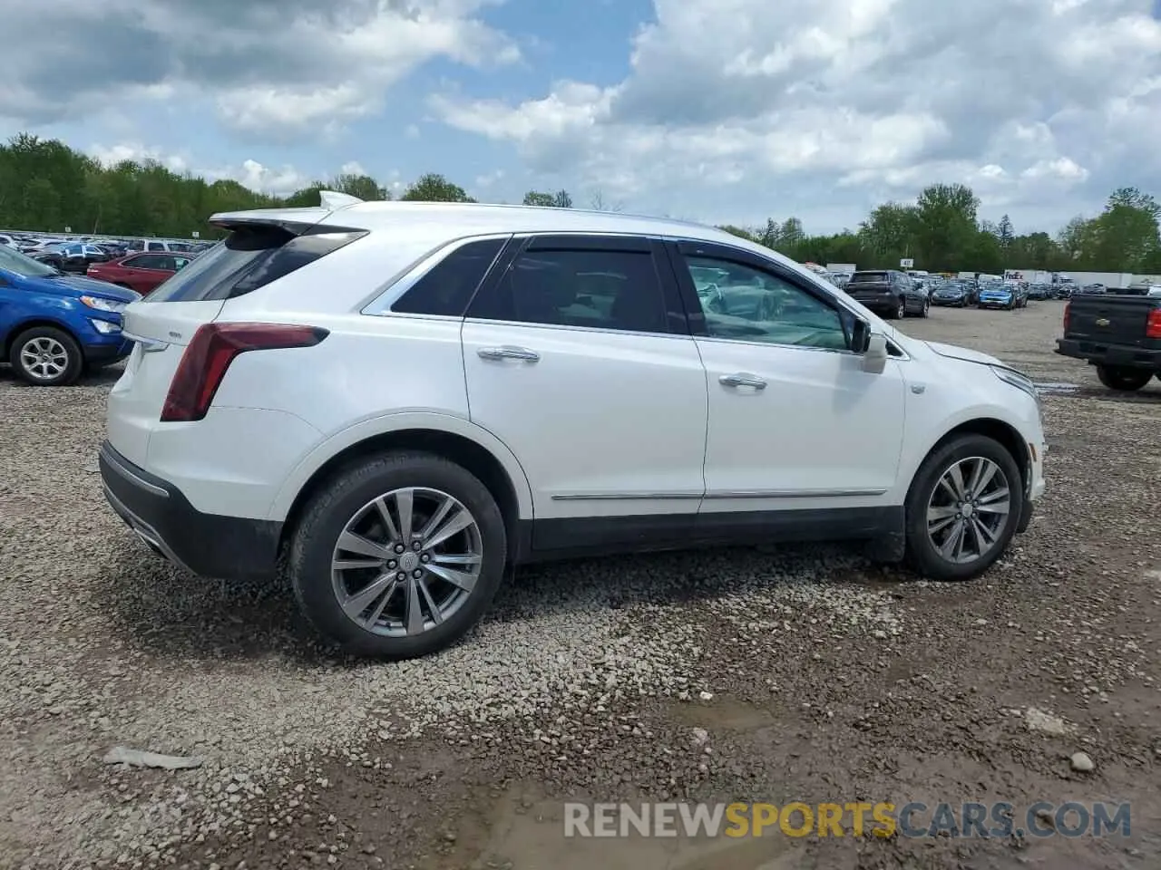 3 Photograph of a damaged car 1GYKNDRS4MZ123320 CADILLAC XT5 2021