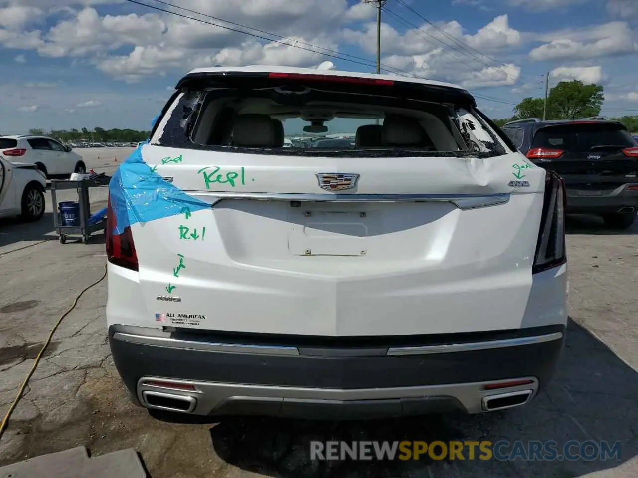 6 Фотография поврежденного автомобиля 1GYKNDRS4MZ168399 CADILLAC XT5 2021