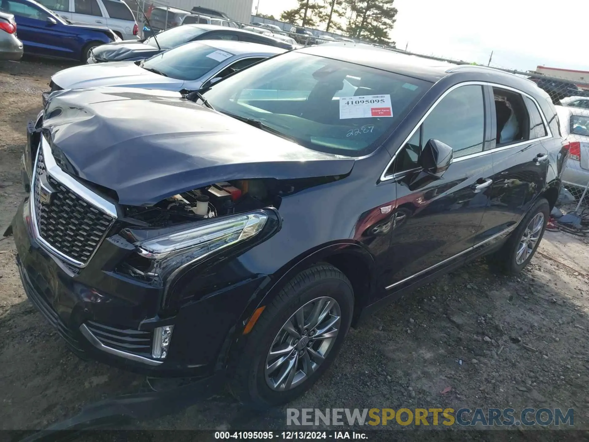 2 Фотография поврежденного автомобиля 1GYKNDRS5MZ122287 CADILLAC XT5 2021