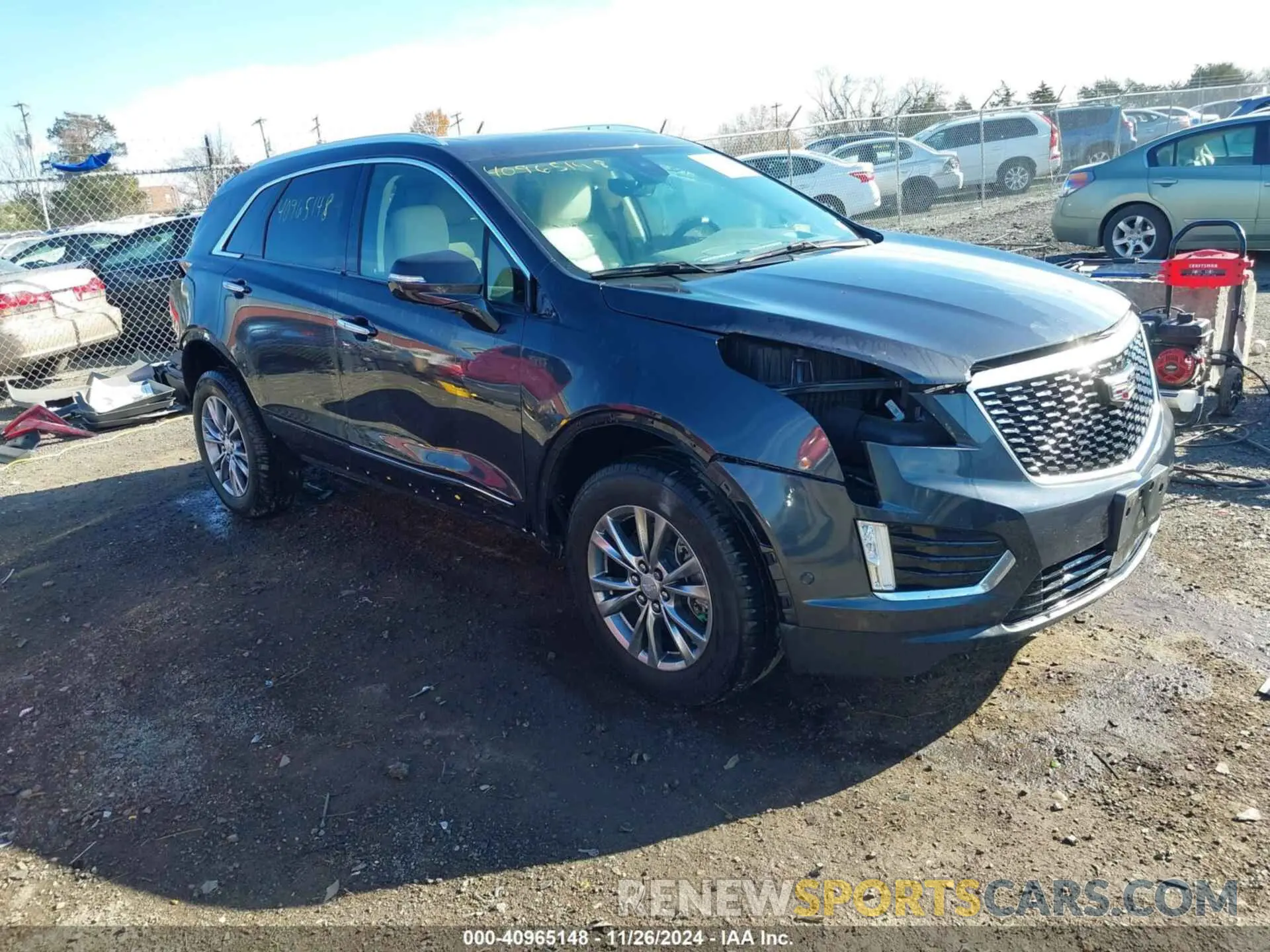 1 Фотография поврежденного автомобиля 1GYKNDRSXMZ170187 CADILLAC XT5 2021