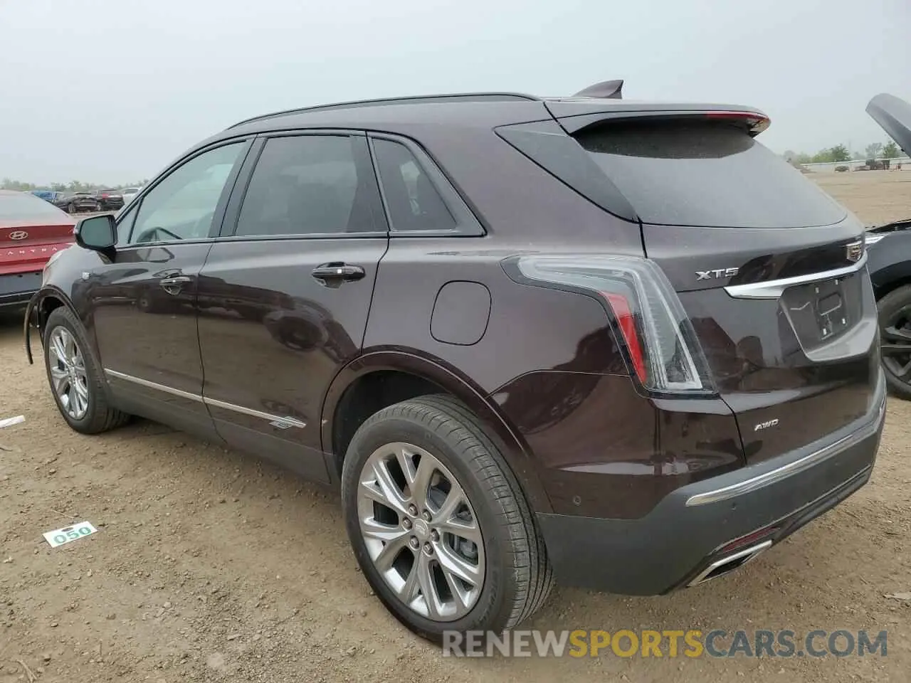2 Фотография поврежденного автомобиля 1GYKNGRS2MZ142286 CADILLAC XT5 2021