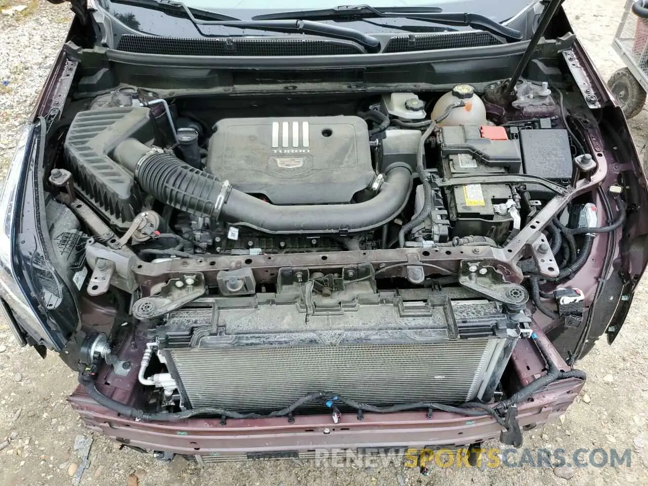 12 Photograph of a damaged car 1GYKNCR40NZ127684 CADILLAC XT5 2022