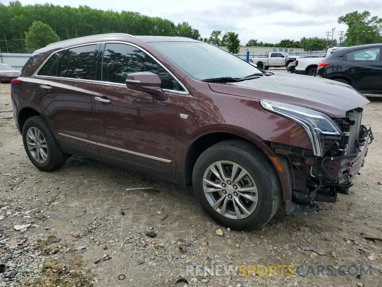 4 Photograph of a damaged car 1GYKNCR40NZ127684 CADILLAC XT5 2022