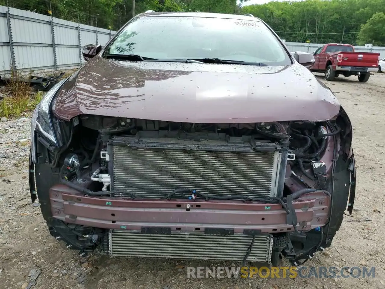 5 Photograph of a damaged car 1GYKNCR40NZ127684 CADILLAC XT5 2022