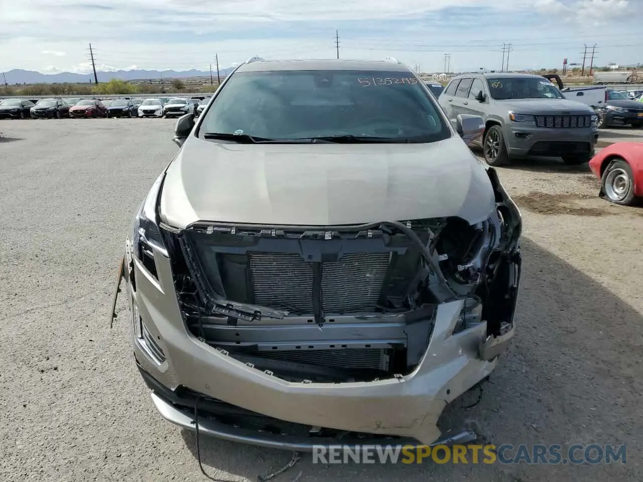 5 Фотография поврежденного автомобиля 1GYKNCRS9NZ180043 CADILLAC XT5 2022