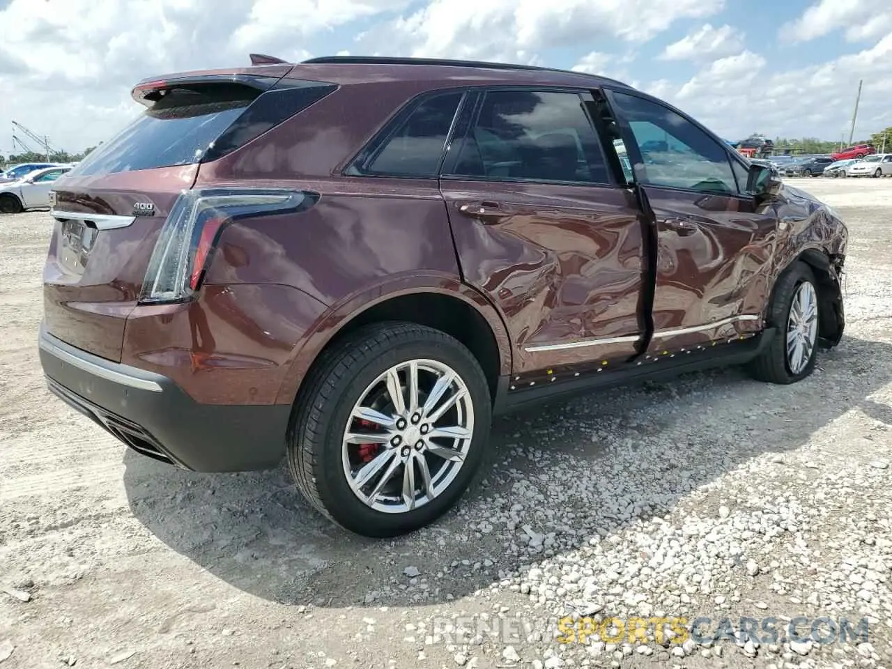 3 Фотография поврежденного автомобиля 1GYKNGRS1NZ177886 CADILLAC XT5 2022