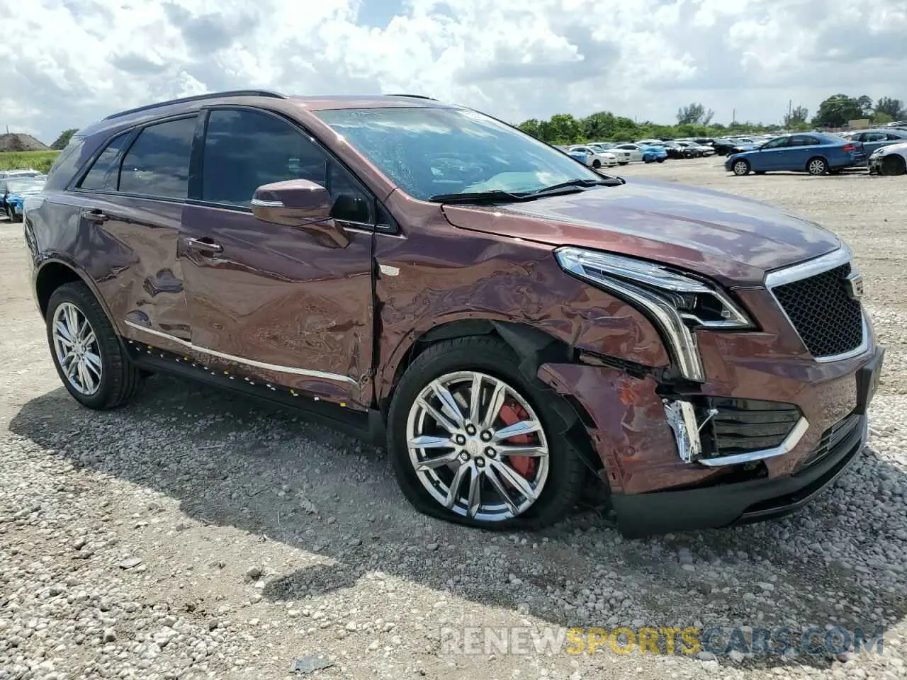 4 Фотография поврежденного автомобиля 1GYKNGRS1NZ177886 CADILLAC XT5 2022